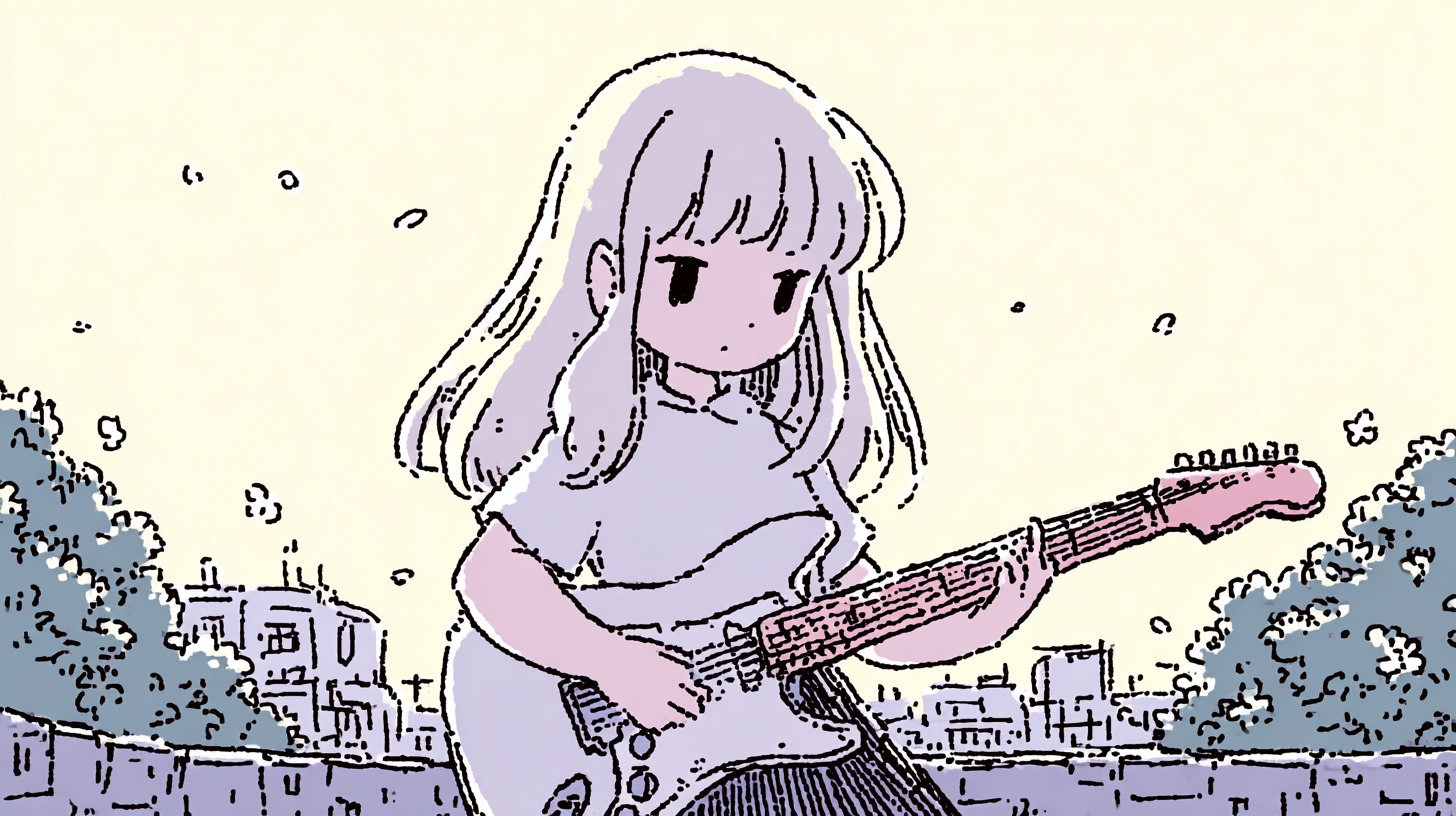 Girl Playing Guitar